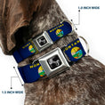 Load image into Gallery viewer, Dog Bone Seatbelt Buckle Collar - Montana Flags
