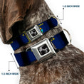 Load image into Gallery viewer, Dog Bone Seatbelt Buckle Collar - Montana Flags2
