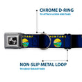 Load image into Gallery viewer, Dog Bone Seatbelt Buckle Collar - Montana Flags2
