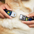 Load image into Gallery viewer, Dog Bone Seatbelt Buckle Collar - Montana Flags2
