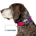Dog Bone Seatbelt Buckle Collar - Multi Color Blocks