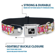 Buckle-Down Seatbelt Buckle Dog Collar - PARTY TIME! w/Drinks