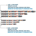 Load image into Gallery viewer, Dog Bone Seatbelt Buckle Collar - Pin Up Girl Poses Star & Stripes Gray/Blue/White/Red
