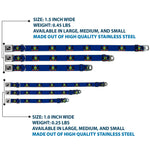 Dog Bone Seatbelt Buckle Collar - Pennsylvania Flag