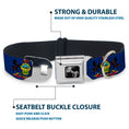 Load image into Gallery viewer, Dog Bone Seatbelt Buckle Collar - Pennsylvania Flag

