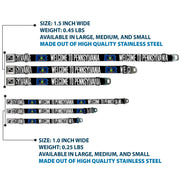 Dog Bone Seatbelt Buckle Collar - Pennsylvania Flag Silhouette WELCOME TO PENNSYLVANIA