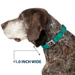 Dog Bone Seatbelt Buckle Collar - PDX Airport Carpet Old