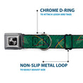 Load image into Gallery viewer, Dog Bone Seatbelt Buckle Collar - PDX Airport Carpet New

