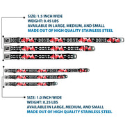 Dog Bone Seatbelt Buckle Collar - Steaks w/T-BONE Text