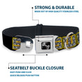 Load image into Gallery viewer, Dog Bone Seatbelt Buckle Collar - SWAG Black/Bling
