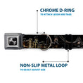 Load image into Gallery viewer, Dog Bone Seatbelt Buckle Collar - San Francisco w/Moon Vivid Skyline Black
