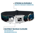 Load image into Gallery viewer, Dog Bone Seatbelt Buckle Collar - Space Dust Collage
