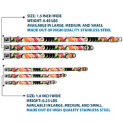 Dog Bone Seatbelt Buckle Collar - Sushi Vivid