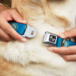 Dog Bone Seatbelt Buckle Collar - South Dakota Flags