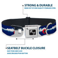 Load image into Gallery viewer, Dog Bone Seatbelt Buckle Collar - Colorado Snowboarder/Snowy Mountains Weathered
