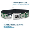 Load image into Gallery viewer, Dog Bone Seatbelt Buckle Collar - Colorado License Plate NATIVE
