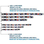 Dog Bone Seatbelt Buckle Collar - I HEART COLORADO SKIING Logos/Mountain