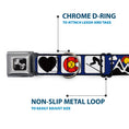 Load image into Gallery viewer, Dog Bone Seatbelt Buckle Collar - I HEART COLORADO SKIING Logos/Mountain
