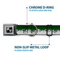 Load image into Gallery viewer, Dog Bone Seatbelt Buckle Collar - Colorado Mountains Green/Grays
