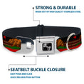 Load image into Gallery viewer, Dog Bone Seatbelt Buckle Collar - Cali Bear/Star/Stripe/US Flag Stretch
