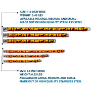 Dog Bone Seatbelt Buckle Collar - Cowboy Silhouette/Western Landscape Reds/Black