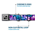 Load image into Gallery viewer, Dog Bone Seatbelt Buckle Collar - Crystals2 Blues/Purples
