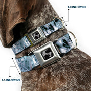 Dog Bone Seatbelt Buckle Collar - Crystals3 Clear