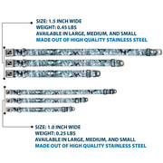 Dog Bone Seatbelt Buckle Collar - Crystals3 Clear