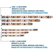 Dog Bone Seatbelt Buckle Collar - Cat Faces Stacked