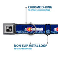 Load image into Gallery viewer, Dog Bone Seatbelt Buckle Collar - Colorado Trout Flag Blue/White/Red/Yellow
