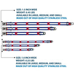 Dog Bone Seatbelt Buckle Collar - Colorado Flag/Snowboarder Blue/White/Red/Yellow