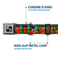 Load image into Gallery viewer, Dog Bone Seatbelt Buckle Collar - Christmas Nutcracker/Polka Dots Greens/Gold/Red
