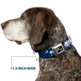 Load image into Gallery viewer, Dog Bone Seatbelt Buckle Collar - South Carolina Flags Scattered
