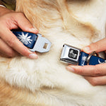 Dog Bone Seatbelt Buckle Collar - South Carolina Flags Scattered