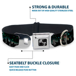 Dog Bone Seatbelt Buckle Collar - Seattle Vivid Skyline/Space Dust