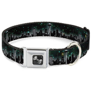 Dog Bone Seatbelt Buckle Collar - Seattle Vivid Skyline/Space Dust