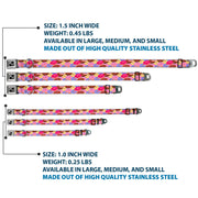 Dog Bone Seatbelt Buckle Collar - Sprinkle Donuts Stacked Multi Color