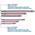 Load image into Gallery viewer, Dog Bone Seatbelt Buckle Collar - Stripes Red/White/Blue
