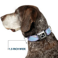 Load image into Gallery viewer, Dog Bone Seatbelt Buckle Collar - Cloudy/Starry Sky Lavender/Blue/Yellow

