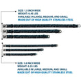 Load image into Gallery viewer, Dog Bone Black/Silver Seatbelt Buckle Collar - Constellations Scattered Midnight Blue/White
