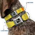 Load image into Gallery viewer, Dog Bone Black/Silver Seatbelt Buckle Collar - Summer Essentials Color Block 1
