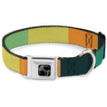 Load image into Gallery viewer, Dog Bone Black/Silver Seatbelt Buckle Collar - Summer Essentials Color Block 1
