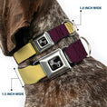 Load image into Gallery viewer, Dog Bone Black/Silver Seatbelt Buckle Collar - Summer Essentials Color Block 5
