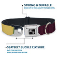 Load image into Gallery viewer, Dog Bone Black/Silver Seatbelt Buckle Collar - Summer Essentials Color Block 5
