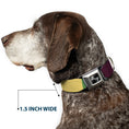 Load image into Gallery viewer, Dog Bone Black/Silver Seatbelt Buckle Collar - Summer Essentials Color Block 5
