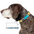Load image into Gallery viewer, Dog Bone Black/Silver Seatbelt Buckle Collar - Summer Essentials Color Block 6
