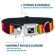Dog Bone Black/Silver Seatbelt Buckle Collar - Summer Essentials Color Block 7