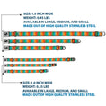 Load image into Gallery viewer, Dog Bone Black/Silver Seatbelt Buckle Collar - Scribble Zarape Fade Brown/Multi Color
