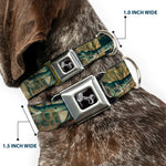 Dog Bone Seatbelt Buckle Collar - Mossy Oak Break-Up Infinity