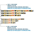 Load image into Gallery viewer, DC LEAGUE OF SUPER-PETS Logo Full Color Black/White Seatbelt Buckle Collar - DC LEAGUE OF SUPER-PETS 6-Superhero Pet Poses Collage Yellows
